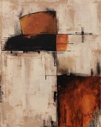 Aisha Mahmood, 18 x 24 Inch, Acrylic on Canvas, Abstract Painting, AC-AIMD-107 Aisha Mahmood, 18 x 24 Inch, Acrylic on Canvas, Abstract Painting, AC-AIMD-107